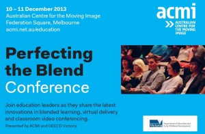 Image of the promotional flier for  the perfecting the blend conference